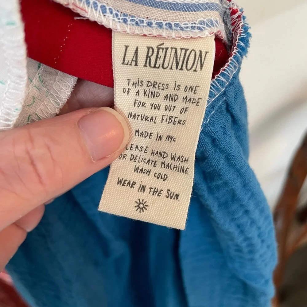 NWOT La Reunion Patchwork Dress Size 1 - Picture 2 of 7